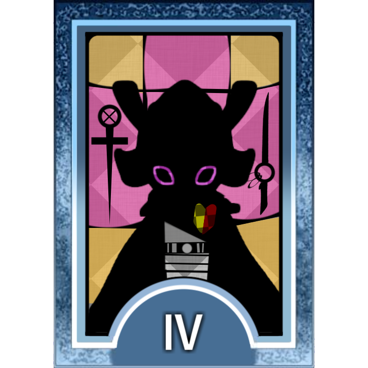 Miyukirei ペルソナ風ゆゆゆタロットカード 4 皇帝