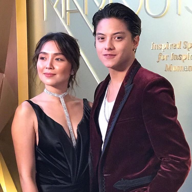 untitledhugot's tweet photo. DAAAAAAMNNN OUR QUEEN AND KING LOOKS SOOO DAMN EXPENSIVE ASF 💎✨💙  #KathNielPureMagic https://t.co/hn4Oqzqcyk