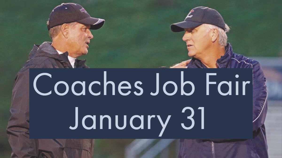 PWCSNews's tweet photo. Put me in Coach, I'm ready to play! We are looking for a few good coaches to step up to the challenge! PWCS is hosting a job fair for coaches on January 31. https://t.co/AdS6MD8who #PWCS #JobFair

Sign up to attend the job fair here: https://t.co/bCYmb177qa https://t.co/IdbkazlpLI