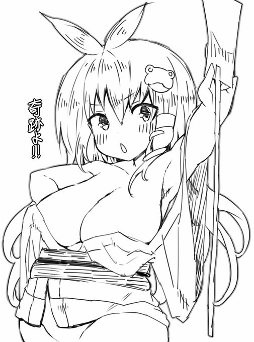 #深夜の真剣お絵描き60分一本勝負
ポーズがネタ切れ気味 