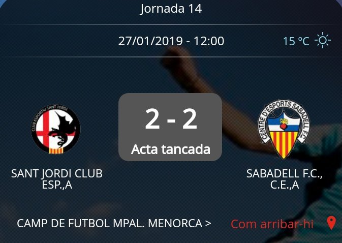 kimalmirall's tweet photo. Fútbol Base #CESFem
El Cadete fem. @CESabadell con 2 goles de Meri Mena recupera sensaciones trás empatar a 2 contra el @cesantjordi. La igualada se puede considerar agridulce ya que las arlequinadas fueron superiores con dos palos y un penalti fallado.
#elCESdeTOTS
#ORGULLOSA https://t.co/NsOQogLsEa