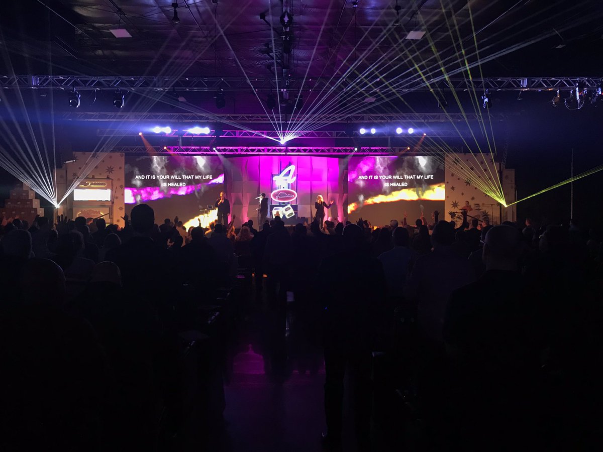AndySAlbright's tweet photo. Such a special Sunday worship this morning with The Goad Family from G5 Ranch 🙌🏽 #TheAlliance #Family #GodFirst #FindForgiveness https://t.co/66Mff3V7k1