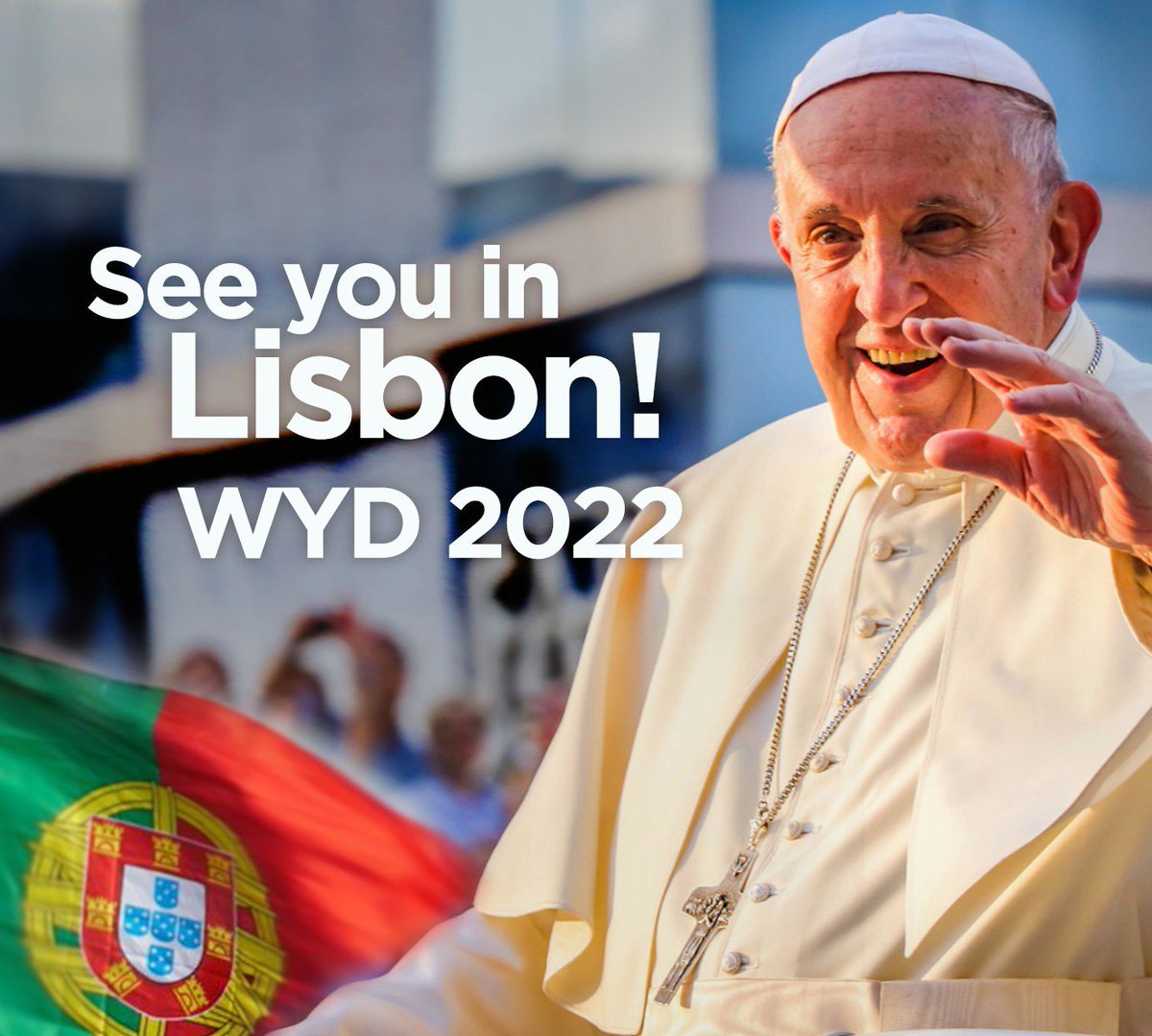 See you at the next #WorldYouthDay in Lisbon, Portugal in 2022!
#WYD2022 #JMJ2022 #Lisbon2022 #WYDisHere