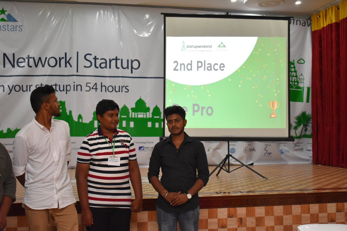 SWSrilanka's tweet photo. The 2nd place goes for #BePro #SWJaffnaV3 https://t.co/Q71xz18kil