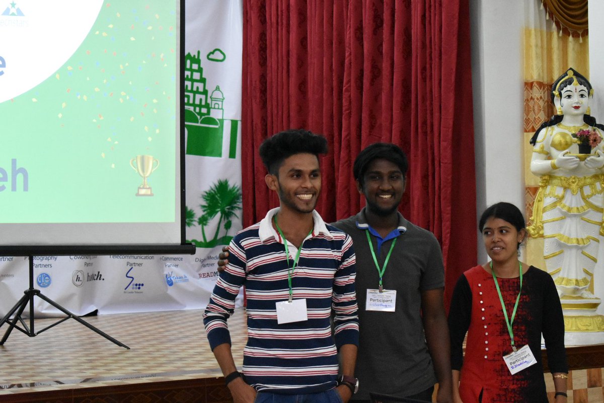 SWSrilanka's tweet photo. And the #winners of the #SWJaffnaV3 is #Fernweh https://t.co/Jdr6nXIcdE