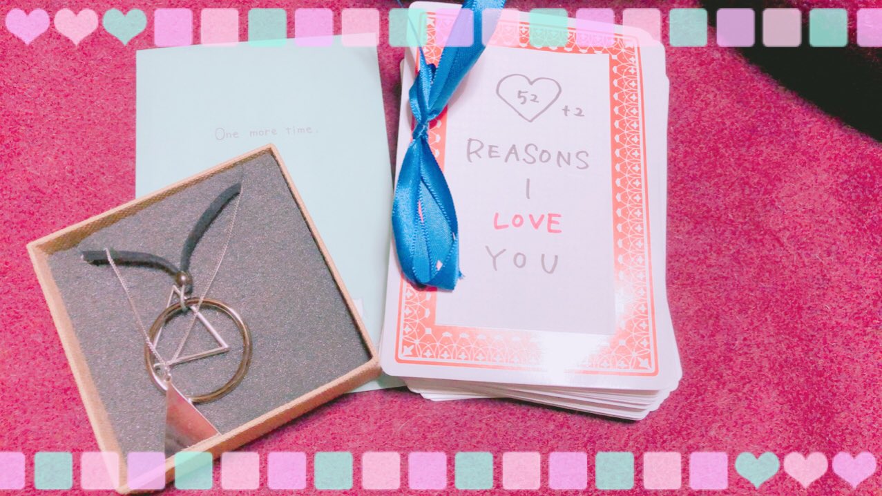 ぞのっち 彼女からの1年記念日のプレゼント がっ トランプラブレターでした 本当に本当にありがとう最高すぎてめっちゃやばい トランプラブレター あなたの好きなところ 西野カナ T Co Gwpqhndvud Twitter