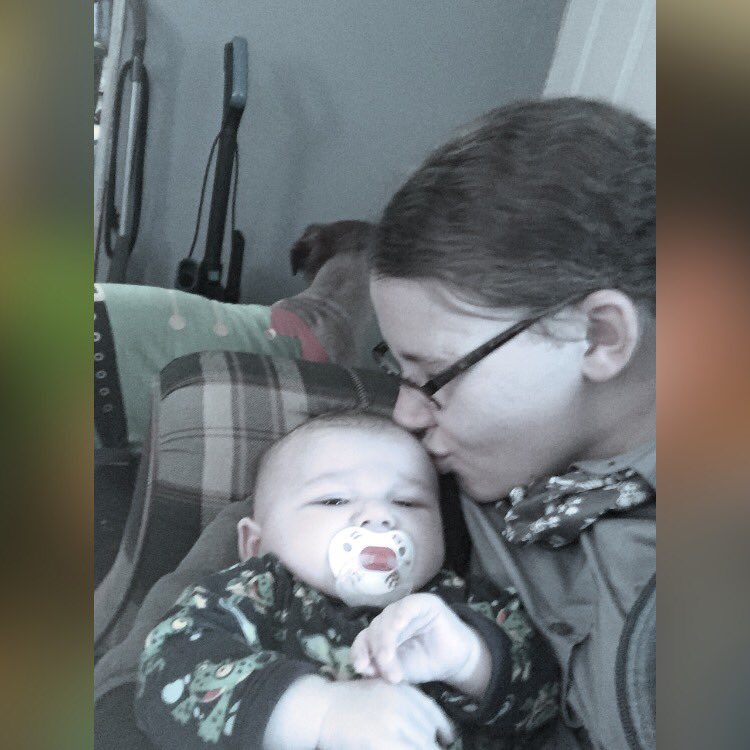 ohsofunny_'s tweet photo. I just want to throw it out there that I have NEVER been happier in my whole life. Lincoln James, you are my whole world. I love you beyond belief. And no matter what happens in this crazy life, mommy has your back 

💙💙💙 https://t.co/lxZgrDPIh5
