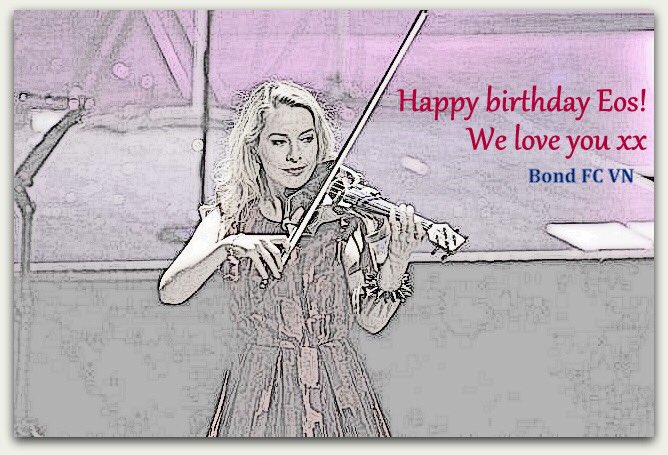 bondfcvn's tweet photo. Happy birthday to our dear @eoscounsell! We’re looking forward to enjoying more of your interesting daily stuff and of course, your beautiful music soon 🎉🎉🎁🎊❤️
#EosCounsell #BondQuartet #birthday #wish #BondFCVN https://t.co/AQMyRqAJcH