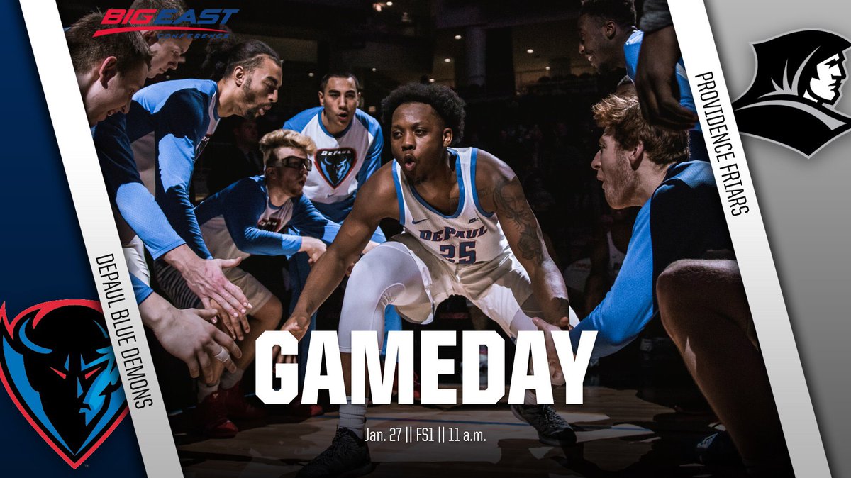 It’s a #BIGEASThoops game day! 

🆚 <a href="/PCFriarsmbb/">Providence MBB</a> 
📍 Dunkin’ Donuts Center
⏰ 11 a.m. CT
📺 <a href="/FS1/">FS1</a>
📻 <a href="/670TheScore/">670 The Score</a>

#dpubb
