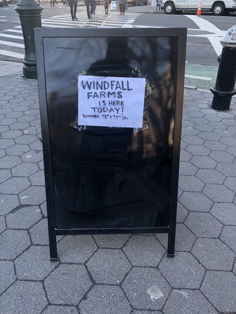 windfallfarms's tweet image. FYI we ARE at #79thSTGreenmarket today!