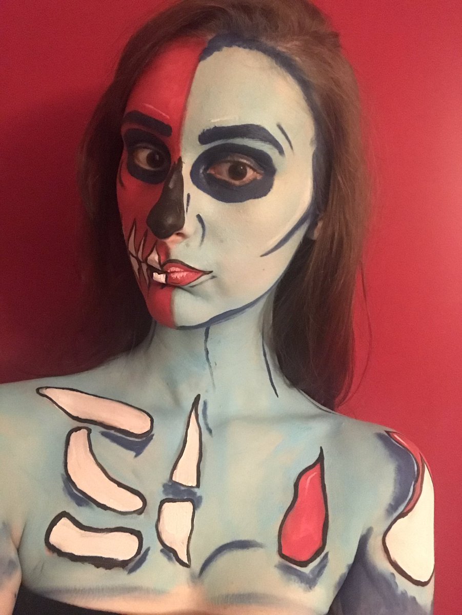 Pippa_J_'s tweet photo. Body paint
#sfx #art #artwork #bodypaint #bodypainting #facepaint #popart #paint #Halloween #halloweenmakeup #makeup https://t.co/XUgnB4H8vQ