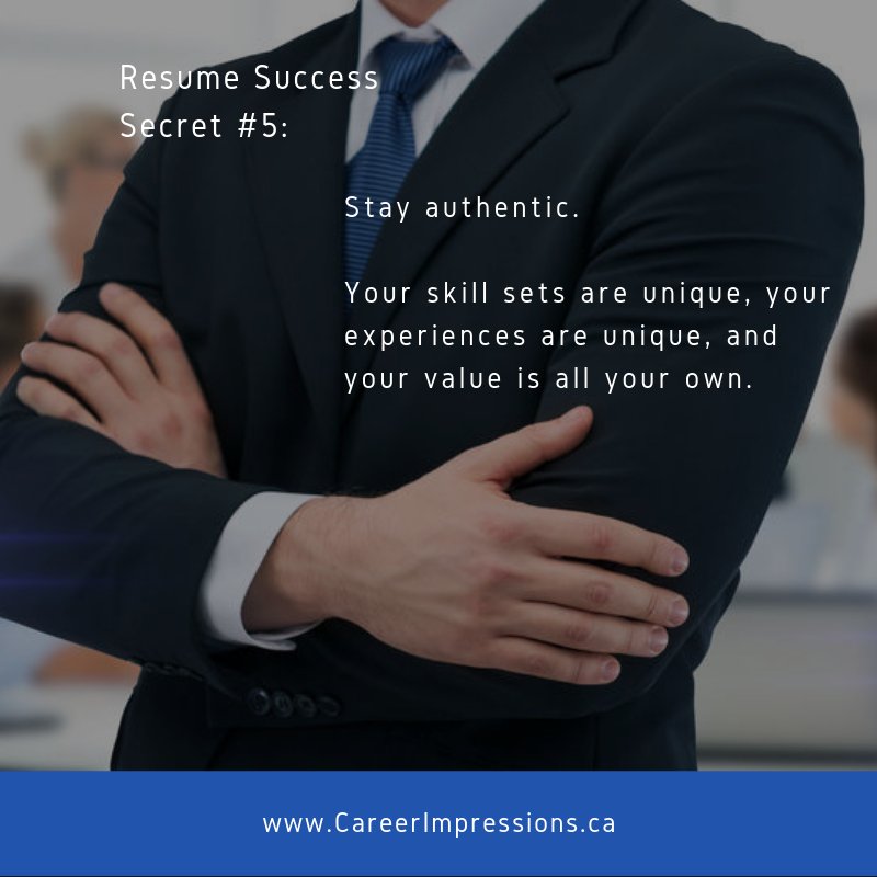 #ResumeSuccess: Never feel pressured to write your #resume like someone else. Your skill sets are unique, your experiences are unique, and your value is all your own: lnkd.in/e_-x6Ww4

 #executiveresume #resumewriting #resumetips #careerimpressions