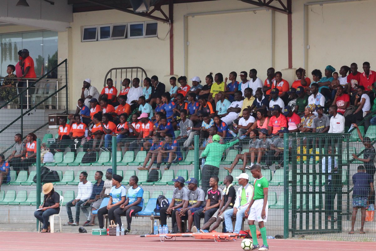 PoojaMedia's tweet photo. Good number of fans came out to watch Bayelsa Queens v Nasarawa Amazons at Agege stadium. #NWPLSuper4 https://t.co/7x6fSWammi