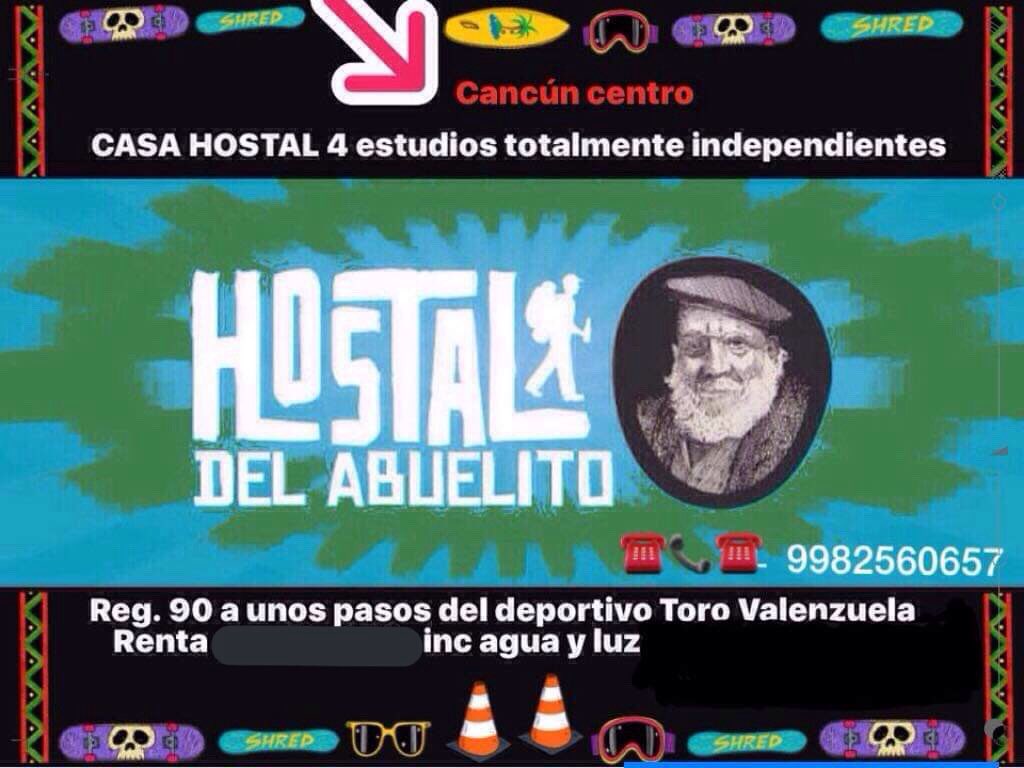RuviCuerna's tweet photo. #Cancun #Centro @HostalVitelli 👌🏻 https://t.co/sNLHRl9aGv