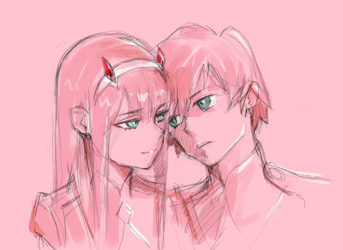 Картинки аниме 02 и хиро