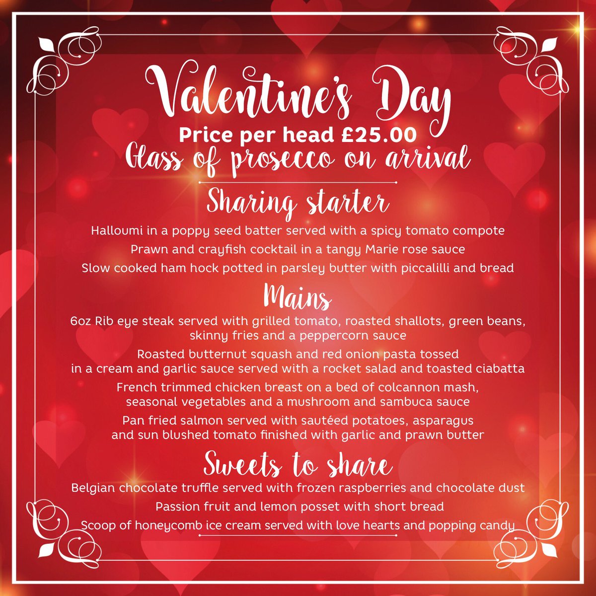 A Valentine’s Day Dinner to Remember........