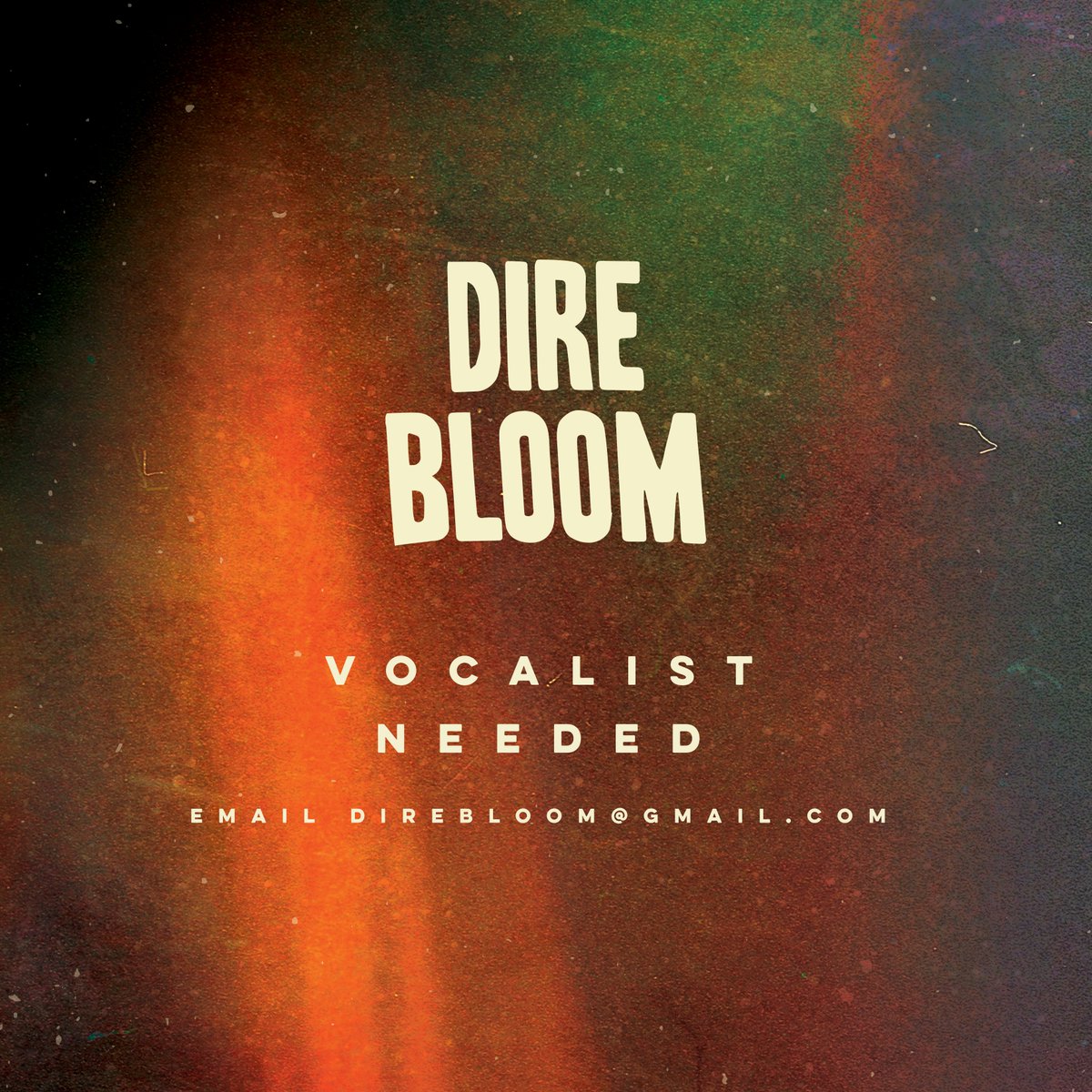 We're still on the lookout for a vocalist based in the Leeds area...

If you're interested, please email direbloom@gmail.com with some vocal examples 

Please share with anyone you know who might be interested and feel free to message us for any further information!

🌹
DB
x