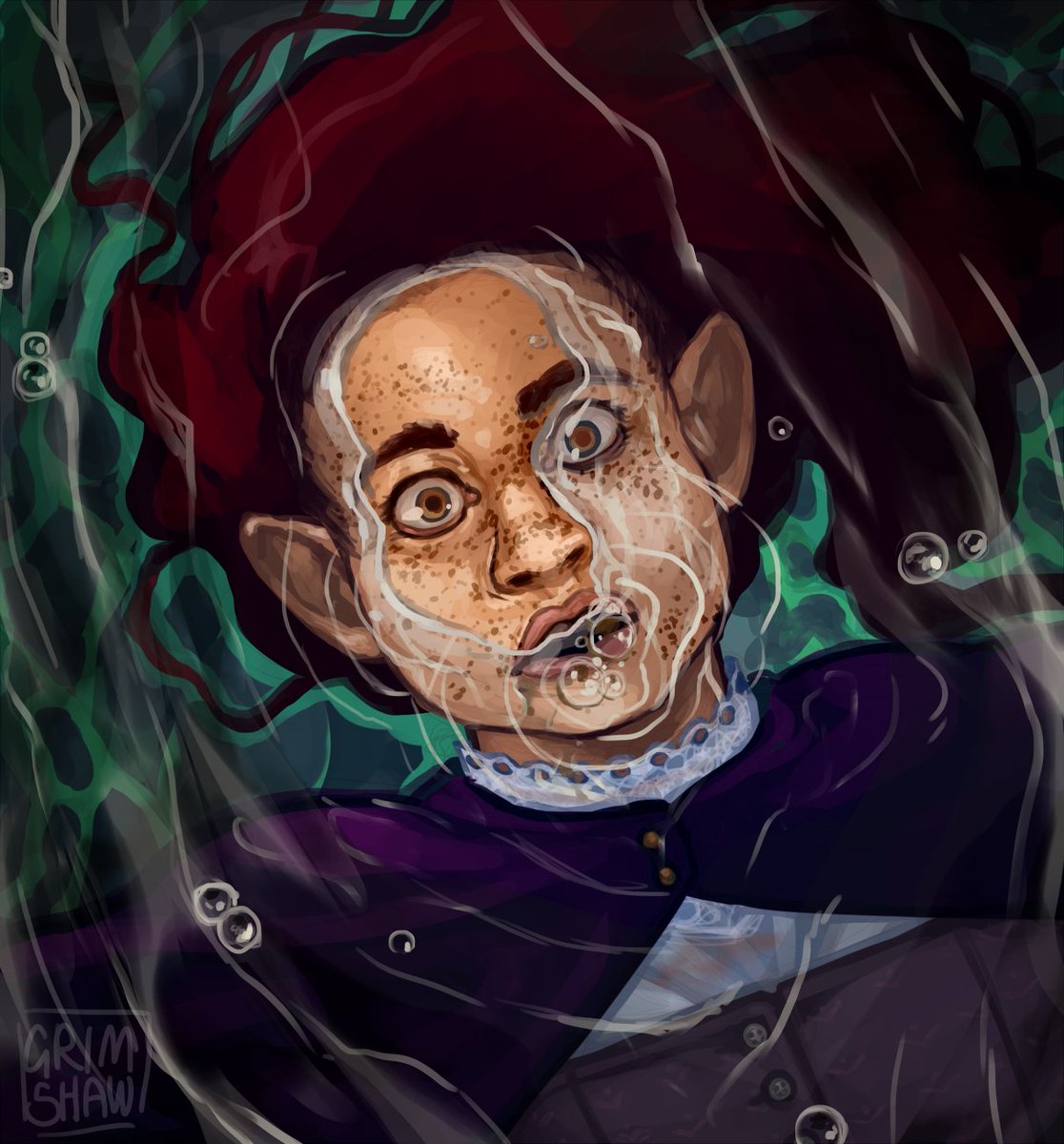 mossrotts's tweet photo. haha remember that one time @samriegel broke everyone's hearts? loved it, 10/10, would cry again--here's some art of it. #criticalrolefanart #CriticalRole #CriticalRoleSpoilers #hydrophobiatw https://t.co/lawXlKjtBH