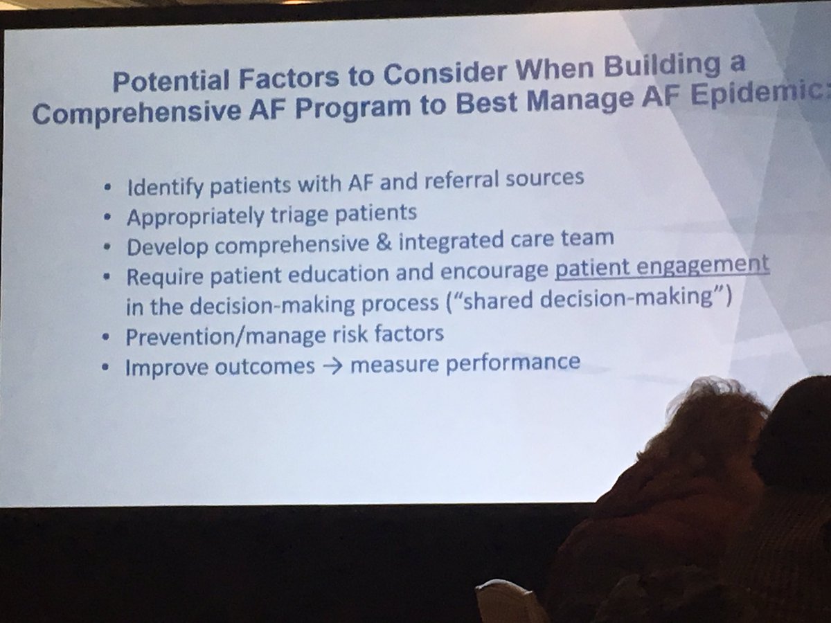 DebbeMcCall's tweet photo. #InterproAFib  Beginning the Journey Toward Building an #AFib Center of Excellence: The Role of @HRSonline @AndreaRussoEP https://t.co/caopr5DyTR