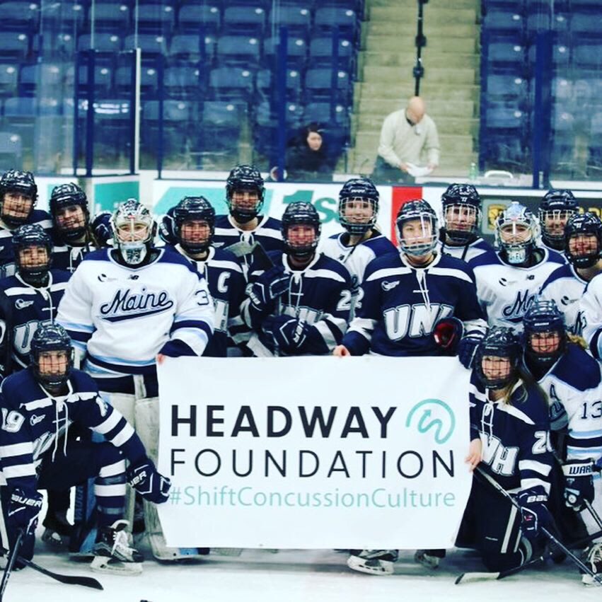 HeadwayFDN's tweet photo. Headway Foundation’s 3rd Annual Concussion Awareness Week currently now has over 150 teams and nearly 4,000 athletes across the United States and Canada participating! 

#NewTough #ShiftConcussionCulture #ConcussionAwareness 

@ecachockey @bigten @WCHA_WHockey @TheNCHC @NCAA https://t.co/ahCx3mhGuw