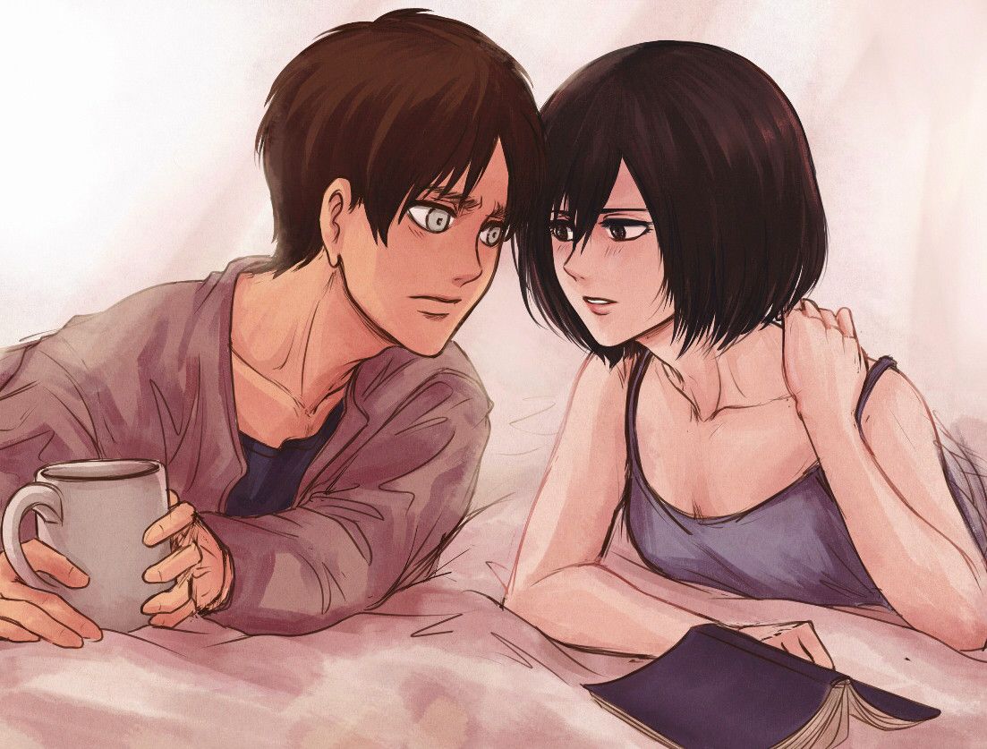 Mikasa Ackerman 🌸 On Twitter Mikasa Ackerman X Eren Jaeger ️😍 Artist 