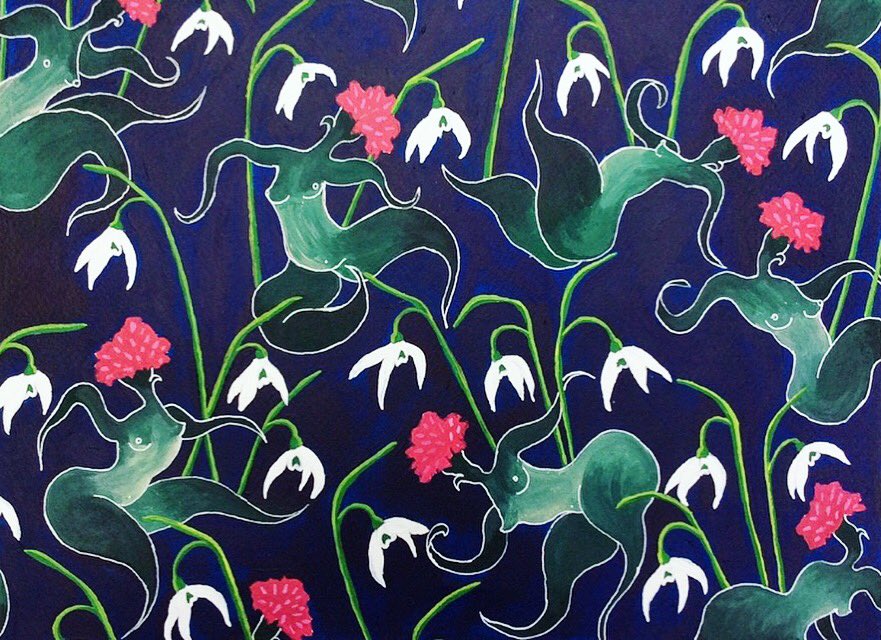 rosiebeardart's tweet photo. January pic #snowdrops and #carnations #newbeginnings #rosiebeard https://t.co/PAvu4F1xDg