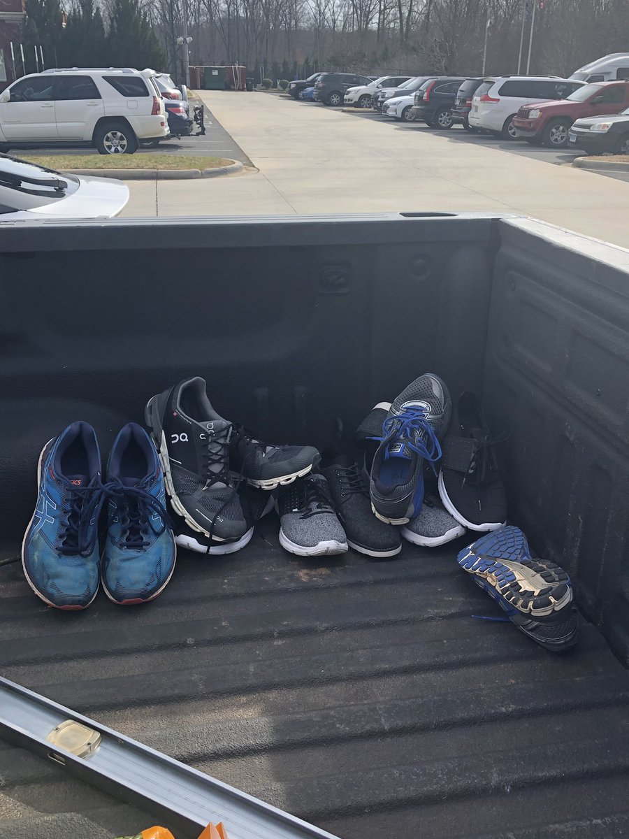 So at 10:45 at Waypoint Church Service I mention we need shoes for Chimbote Mission Trip at 11:00 this was in my truck. <a href="/WaypointCLT/">Waypoint Community Church</a> <a href="/Roof_dogs/">Roof Dogs of Chimbote</a>