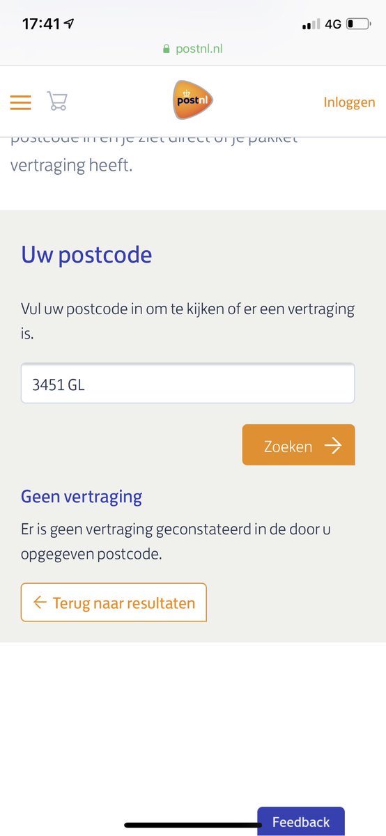 JUtrechtt's tweet photo. Toch wel bijzonder dat mijn bestelling vertraging heeft opgelopen als jullie site aangeeft dat er geen vertragingen zijn op mijn postcode 🤦🏼‍♂️. @PostNL https://t.co/uLiwHibXTh
