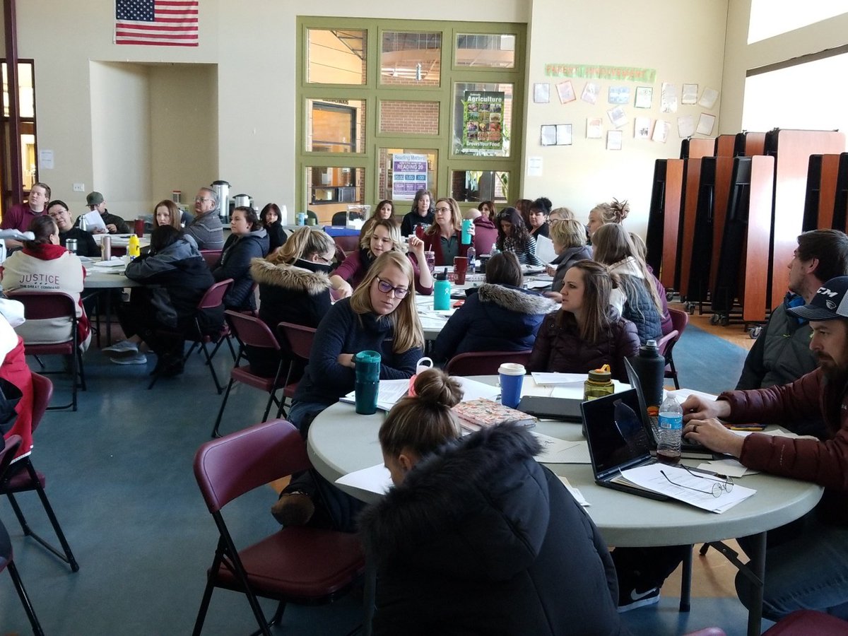 AlamosaES's tweet photo. AES PD2019. Working hard with disciplinary literacy. https://t.co/1mj1YyVnKC