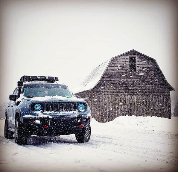#SundayFunday brought @renebabe_the_renegade out to the snowy farmlands of Upstate New York. Thanks for the tags!

Check out our website for a full line of Jeep lifts!

#SupremeSuspensions
#LevelingKit
#JeepRenegade
#trailhawk
#JeepsOfInstagram
#GMC
#Chevy 
#Ford 
#Jeep