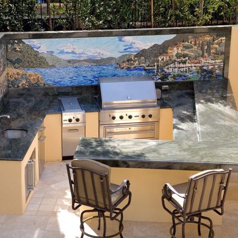 Luxurypoolsmag's tweet photo. Skilled artisans take their creativity to another level by using stone, ceramic & glass tile to craft exquisite mosaics to enhance their pool & outdoor living designs. Photo courtesy of Vita Nova Mosaic, Inc., Pacoima, California #luxurypool #customdesignedpool #poolbuilder https://t.co/8QSG8NCz2N
