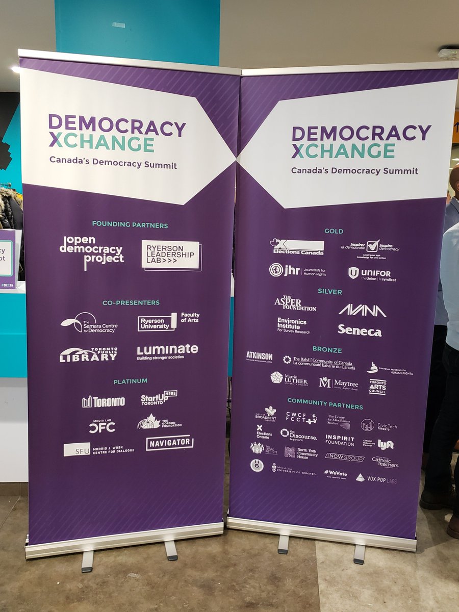 dxcsummit's tweet image. We&apos;re in this together to strengthen our #democracy. Thanks to all of our partners for making #DXC19 possible. #OpenDemocracyProject @dxcsummit @RULeadLab #cdnpoli #onpoli #TOpoli