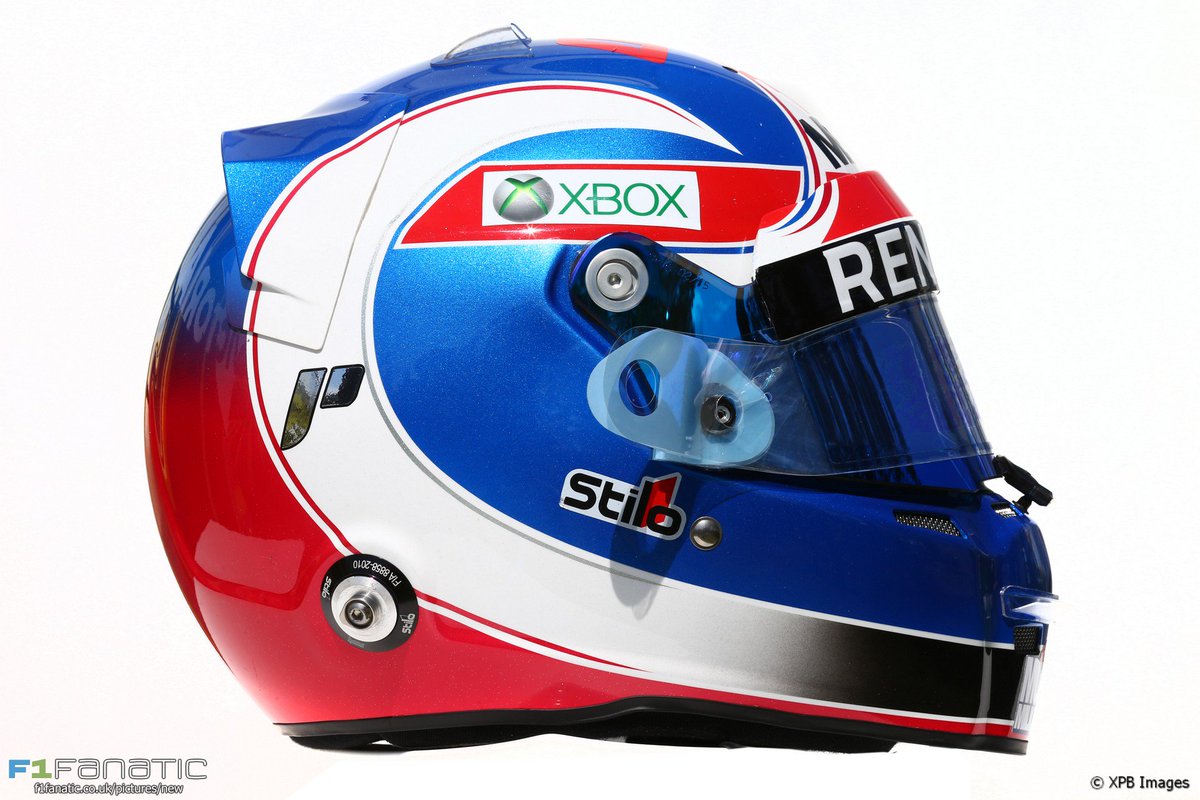 Also good: helmets similar to drivers you admire (Jean Alesi for Elio de Angelis), homages to previous family helmets (Jolyon Palmer for Jonathan Palmer)