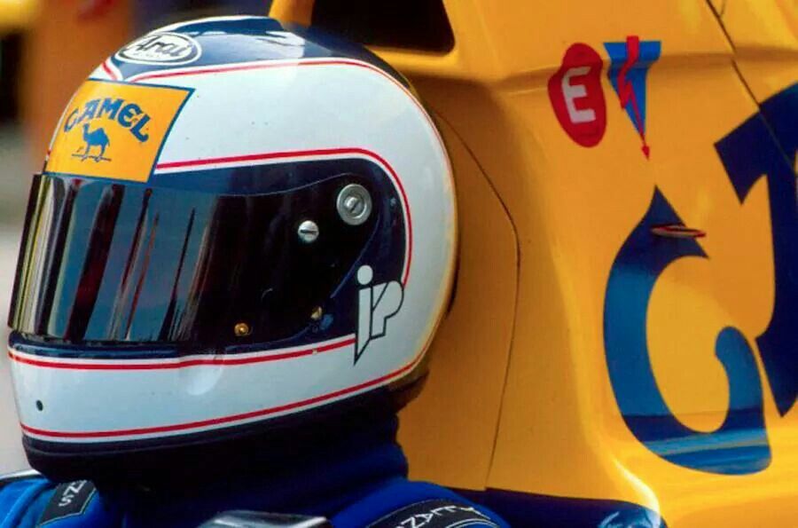 Also good: helmets similar to drivers you admire (Jean Alesi for Elio de Angelis), homages to previous family helmets (Jolyon Palmer for Jonathan Palmer)