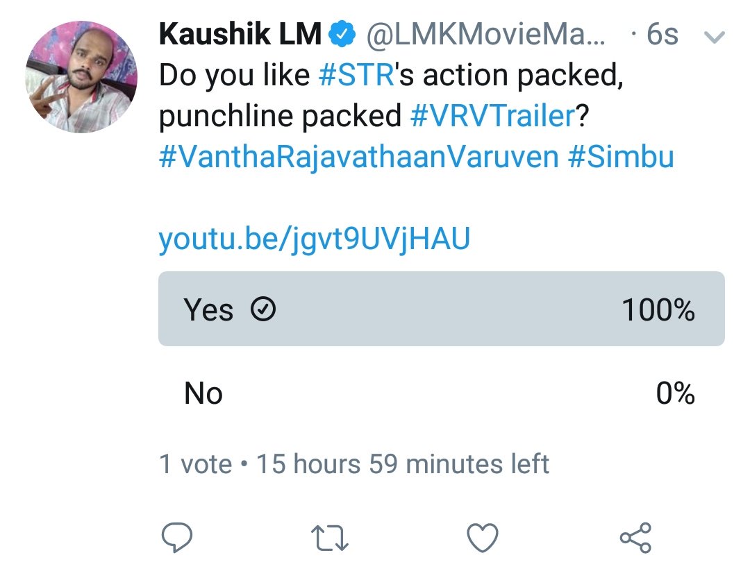 iam_strganesh's tweet photo. @LMKMovieManiac #VRVTrailer #VRVTrailerALERT https://t.co/aCHN3qCVb9