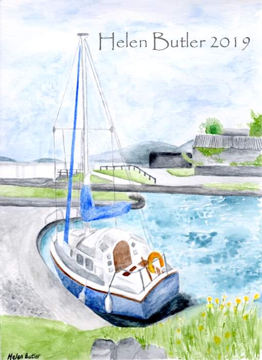 #Westerlycentaur on #TheCrinanCanal #Argyll #Scotland #roadtorecovery #artwork