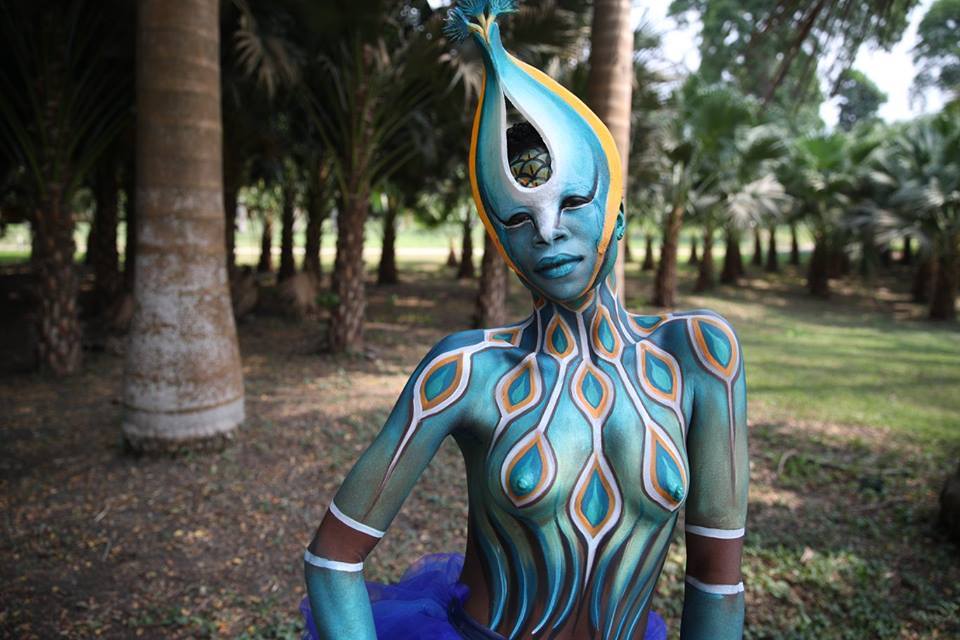 “#fairytale moments from Equatorial Guinea's inaugural Bodypainting Festival, held Jan 12-20