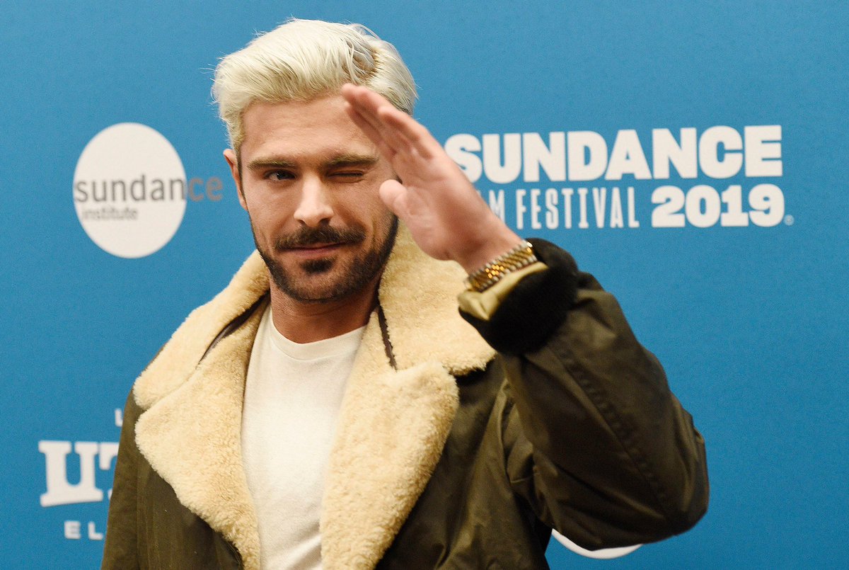 ZEFnewsmedia's tweet photo. 📸|  (more) Zac on the carpet at the premiere at the Sundance Festival on Jaunary 26th, 2019. https://t.co/BJxxDMeSTG
