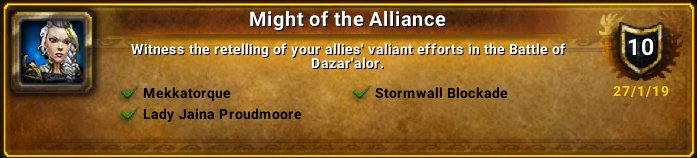 Hocuspocus2214's tweet photo. I just earned the [Might of the Alliance] Achievement! #Warcraft https://t.co/wrTONkzkn4