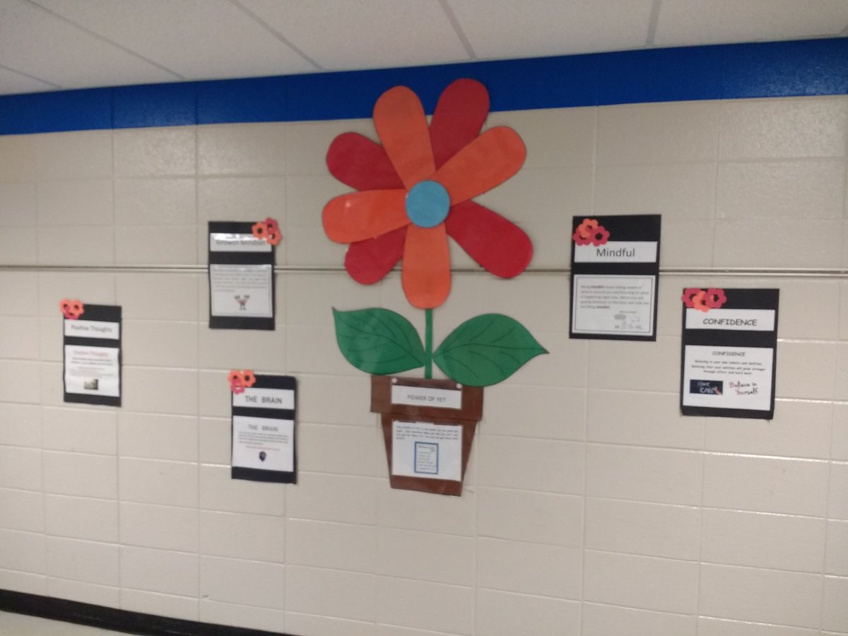 GaDOEELA's tweet photo. Example of #collaboration with @readmakelearn and @GarrisonMill counselors to promote #PowerOfYet & #growthmindset. Displays and lessons occur in the #library and throughout the school. Even during #MakerMornings activities. #LitChampsGa #georgiadeptofed #CobbLMS #counselcobb https://t.co/JzCgVVmBzo