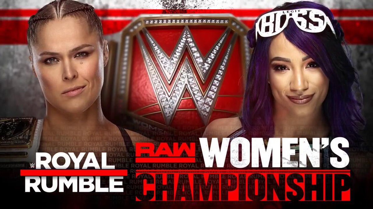 WWEDivaFacts's tweet photo. Happy #RoyalRumble Day, everyone!! We have three big matches tonight! Which one are you looking forward to the most? #AsukavsBeckyLynch #SDLiveWomensChampionship #RondaRouseyvsSashaBanks #RawWomensChampionship #30WomanRoyalRumbleMatch https://t.co/q4GsXhsgJf