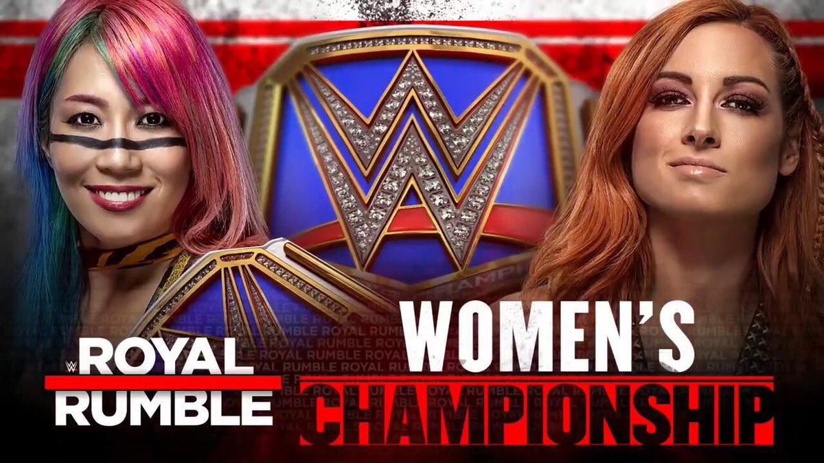 WWEDivaFacts's tweet photo. Happy #RoyalRumble Day, everyone!! We have three big matches tonight! Which one are you looking forward to the most? #AsukavsBeckyLynch #SDLiveWomensChampionship #RondaRouseyvsSashaBanks #RawWomensChampionship #30WomanRoyalRumbleMatch https://t.co/q4GsXhsgJf