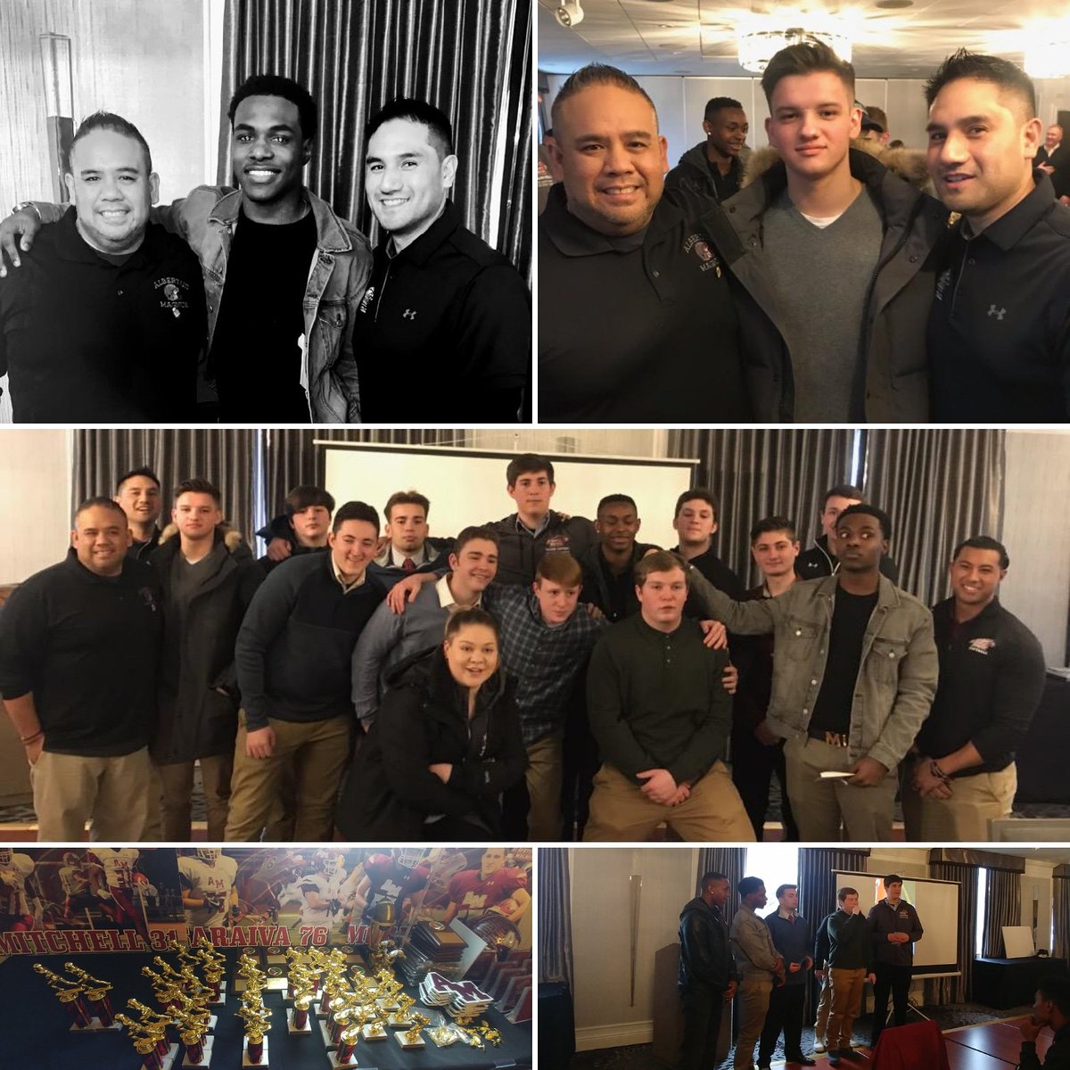 CoachPVillanuev's tweet image. Annual AM FALCONS Football breakfast!! Great job to the 2018 FALCONS who never quit!! Good luck seniors! We love and miss you guys! #ourprogram#footballfAMily