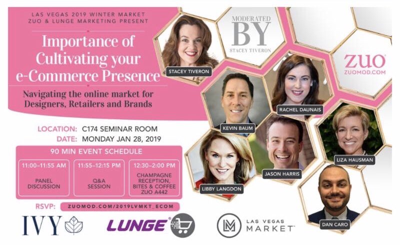 Going to Las Vegas Market? Join me for "Importance of Cultivating your e-Commerce Presence”Jan 28th 11-12:30 pm Bldg C, C174 #interiordesign #ecommerce