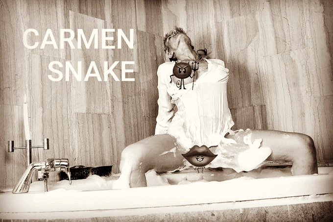 #CarmenSnake #carmenserpiente https://t.co/s9SN6bsicD<a href="/tag/carmensnake"class="tags">#CarmenSnake</a><a href="/tag/carmenserpiente"class="tags">#carmenserpiente</a>