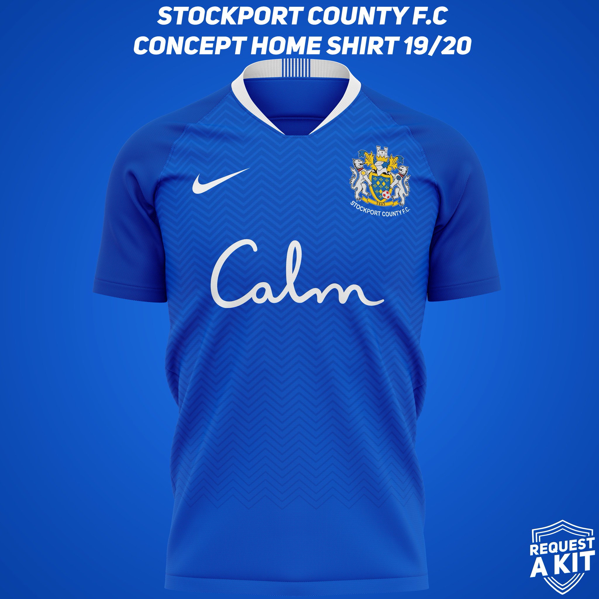 stockport county shirt