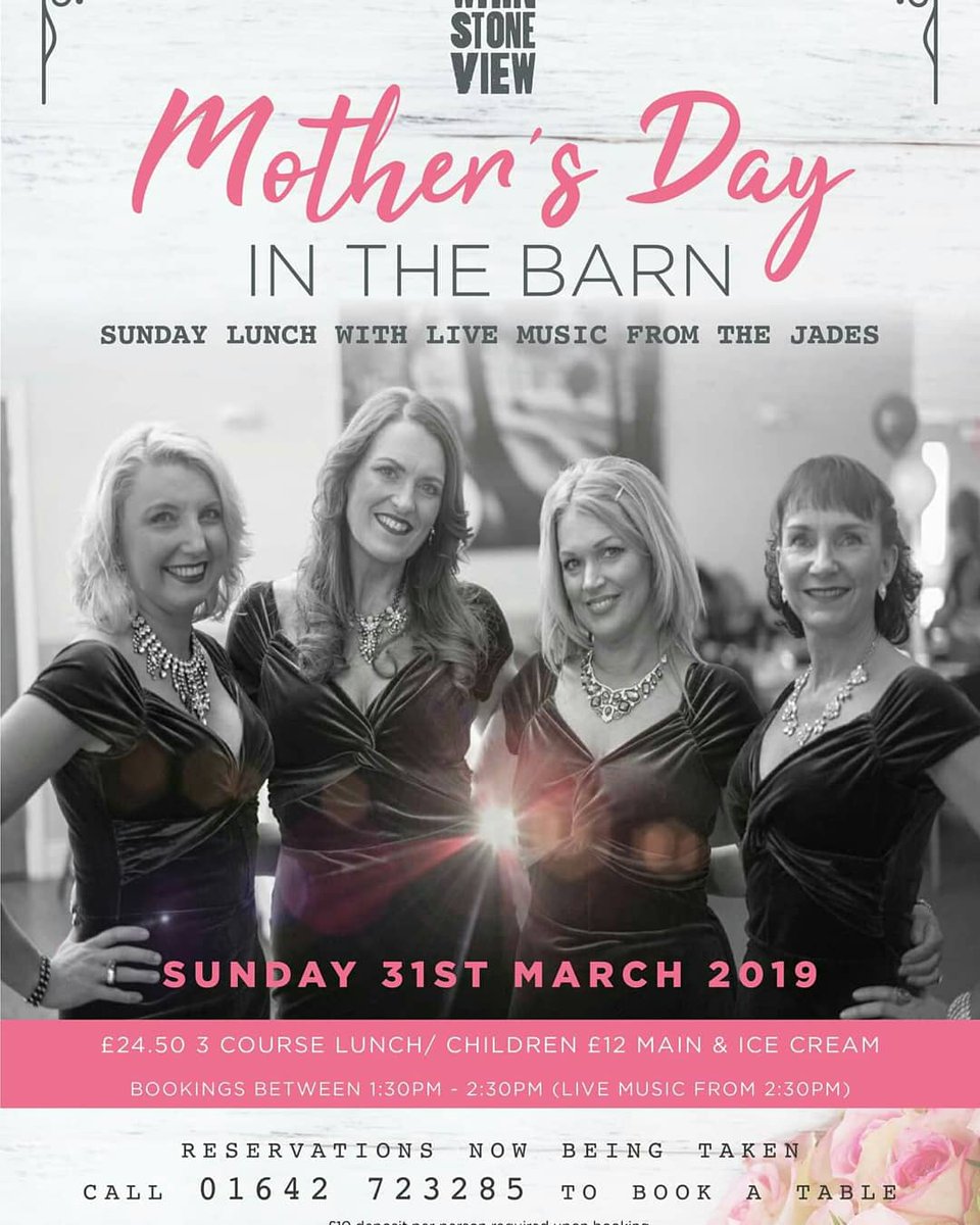 TheJADeS4's tweet photo. Treat your amazing Mam this Mothers Day @whinstoneview 

#MothersDay #love #treat https://t.co/y18XYLtbXy