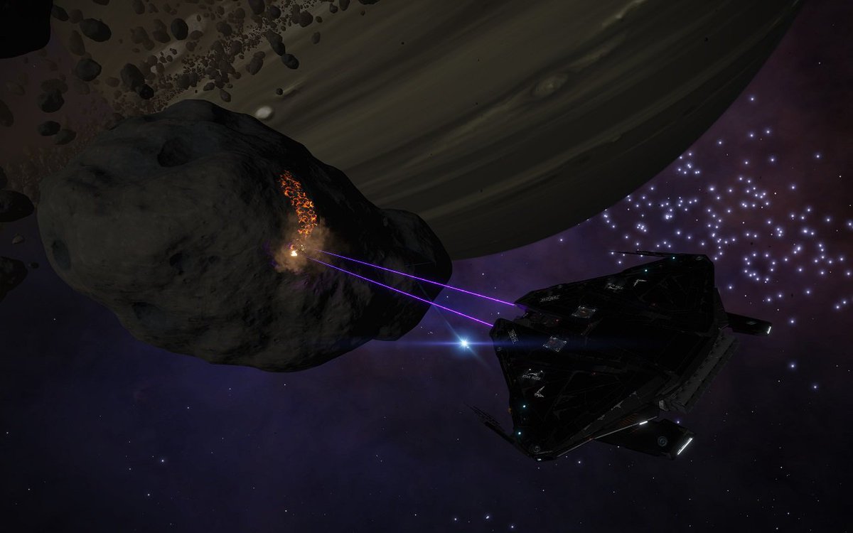 DW2 mission log, Day 7: Two days of mining so far, and the project progress looks well on schedule. Hauled the Star Rose's weight in ore back to Omega Mining.

#DW2 #DistantWorlds2 #EliteDangerous