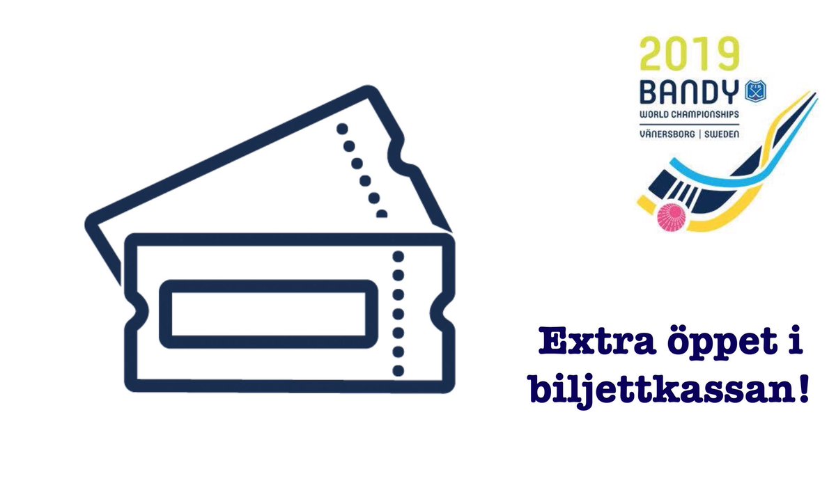 SÄKRA DINNA BILJETTER INFÖR SVERIGEMATCHERNA 

Extra öppet i biljettkassan!  
Mån 16.30-19 och tis 16.30-19.