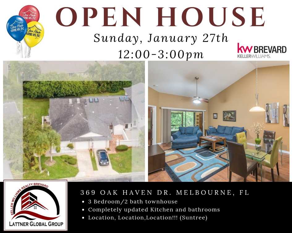 TycheRealtyllc's tweet image. You still have time to see it!  This renovated Townhome in highly sought after location! Join the Open House Now!
12 pm - 3 pm!  Lattner Global Group at Keller Williams ~
321-693-3480. #bringyourgolfcart #tranquailcommunity
#spaciousfloorplan #privatelanai #upgradesgalore